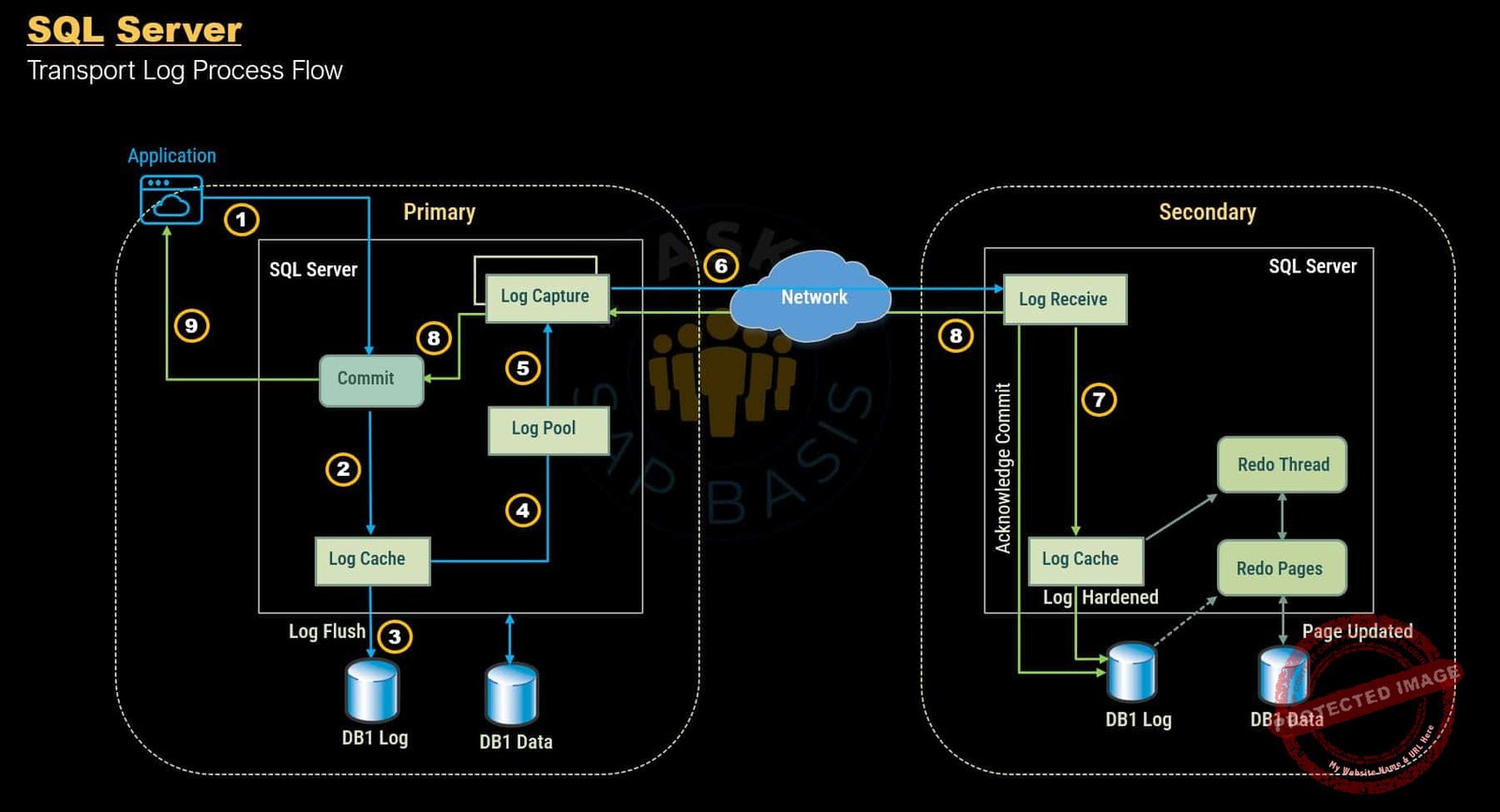 SQL Server Transport Log Process
