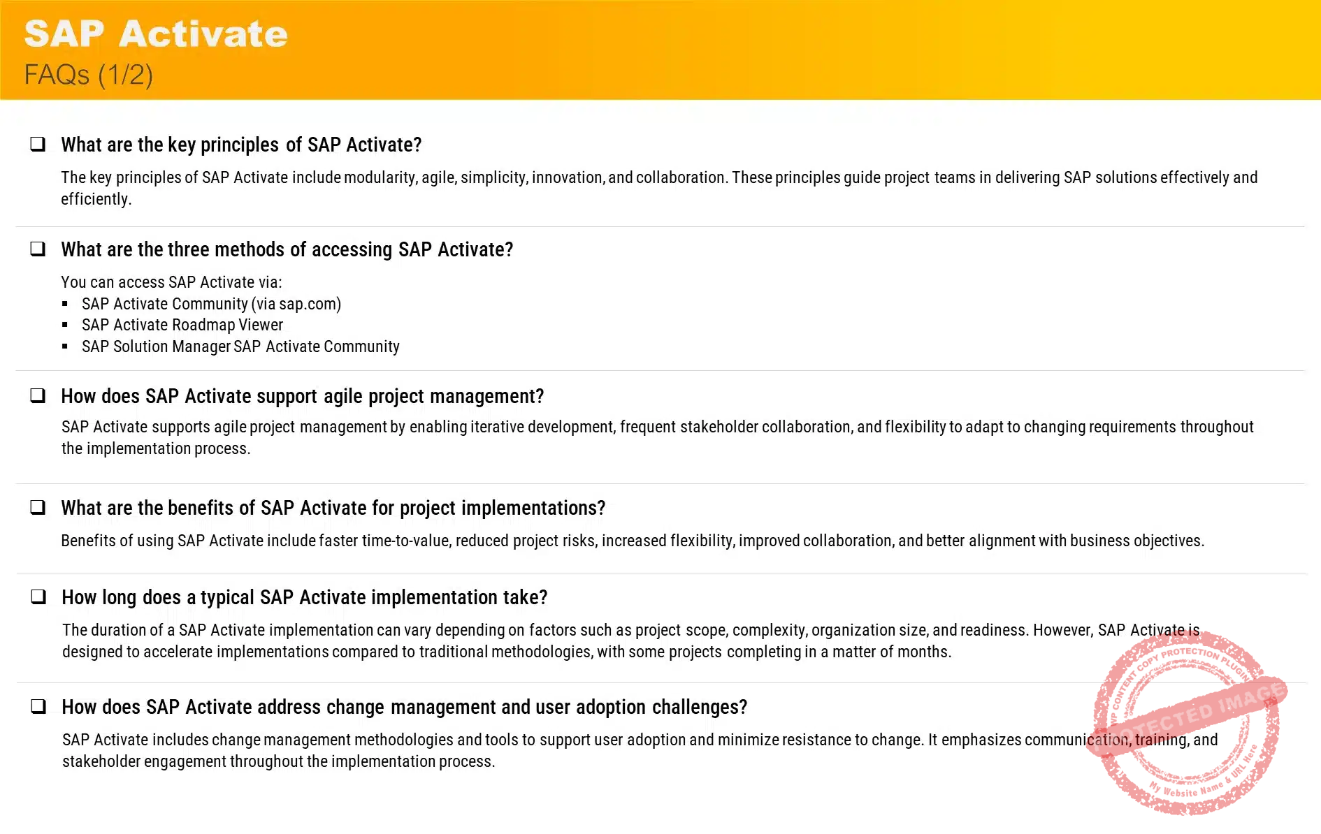 SAP Activate 4