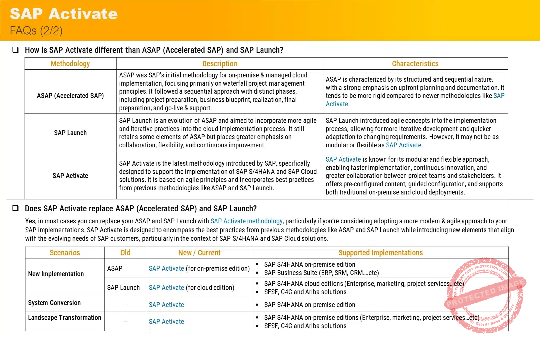 SAP Activate 5